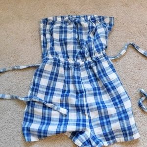 Plaid Romper